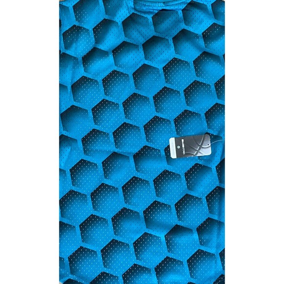 Mitchell & Ness Men’s Teal Charlotte Hornets Shooting Jersey Shirt Medium - Picture 5 of 9